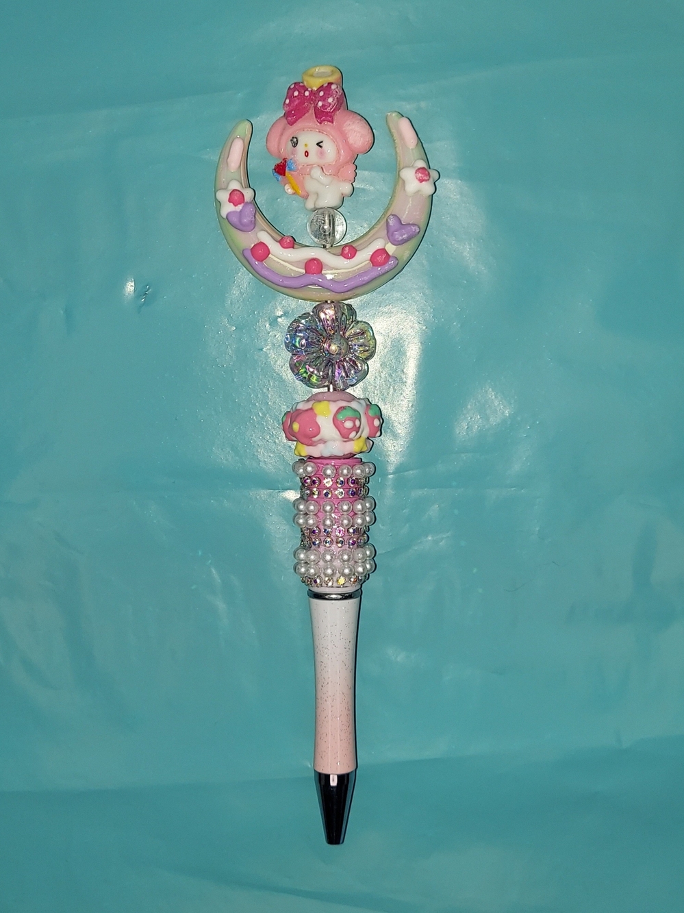 My Melody Decorative Beaded Pen #1